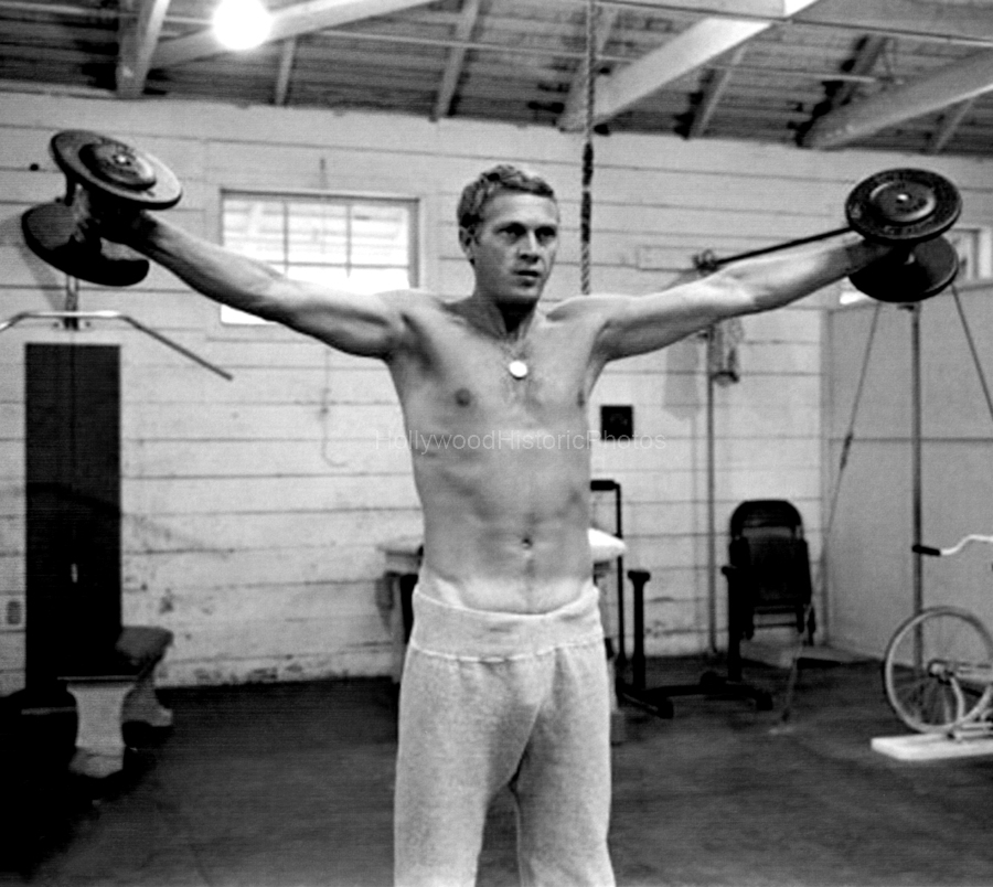 Steve McQueen Paramount DeMille barn gym 2 wm.jpg